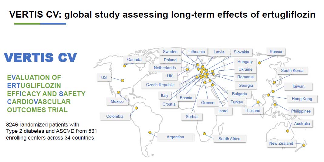 VERTIS CV: global study assessing long-term effects of ertugliflozin